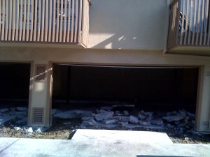 breaking out the concrete